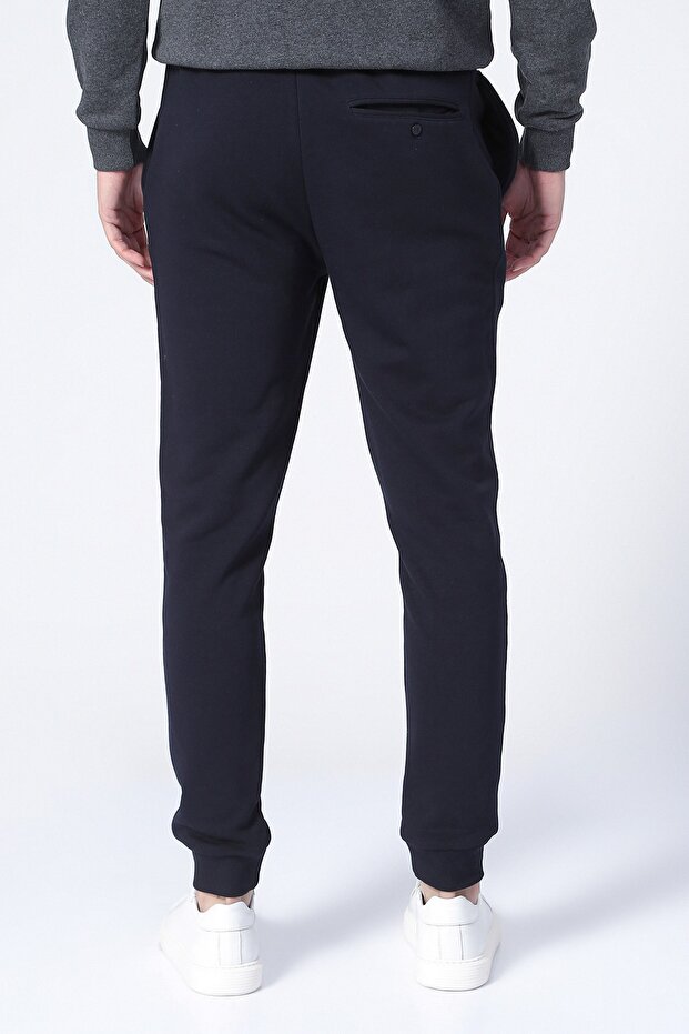 Basic Lacivert Erkek Eşofman Altı - 4