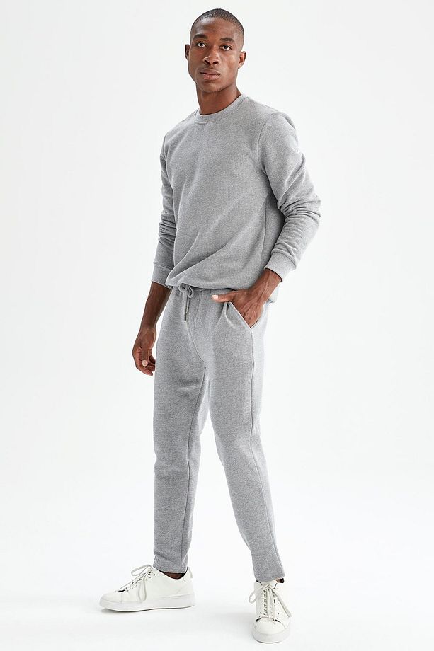 Slim Fit Bağcıklı Eşofman Altı - 1