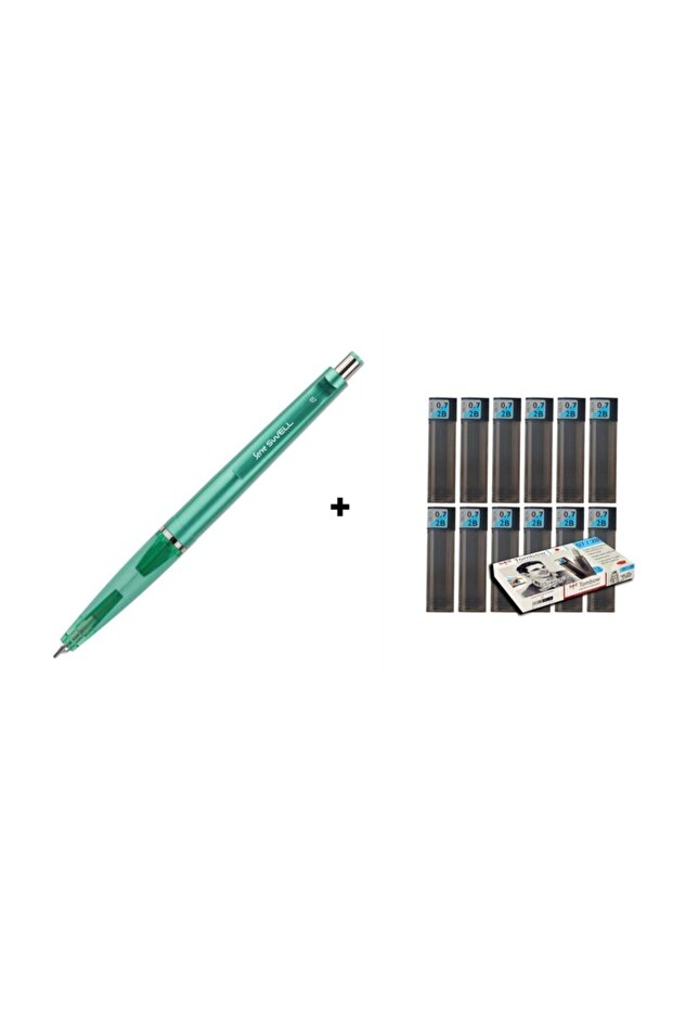 Swell 0 7 Nib Pen Metallic Green + 12 Pieces Tombow 0 7 2b Nib