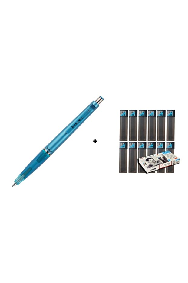 Swell 0 7 Nib Pen Metallic Blue + 12 Pieces Tombow 0 7 2b Nib