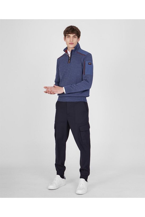 Men's Zıpped Pullover C.w. Wool - 4