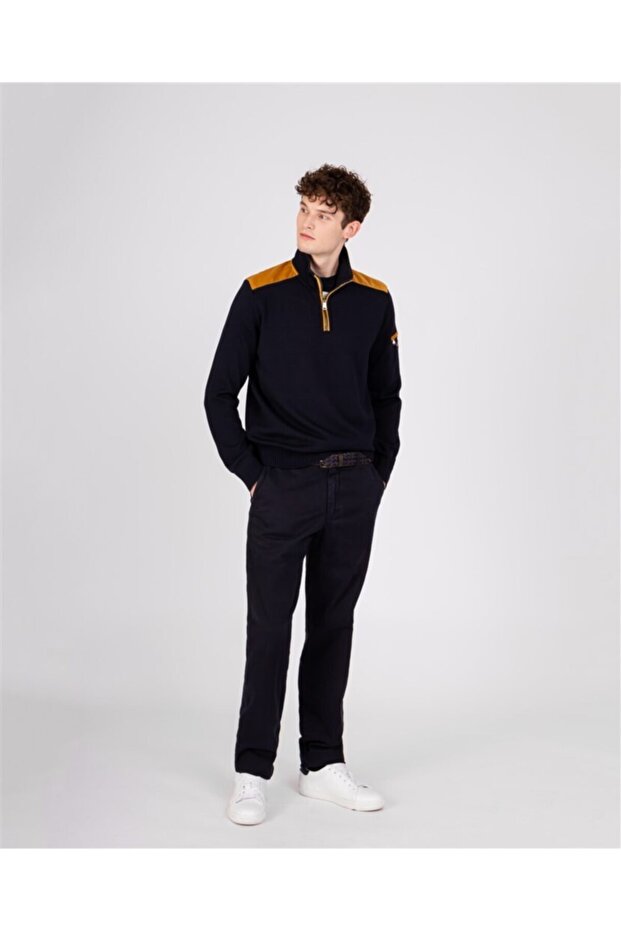 Men's Zıpped Pullover C.w. Wool - 5