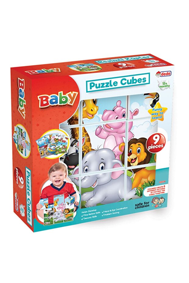 مكعبات تعليمية مكونة من 9 قطع - 2