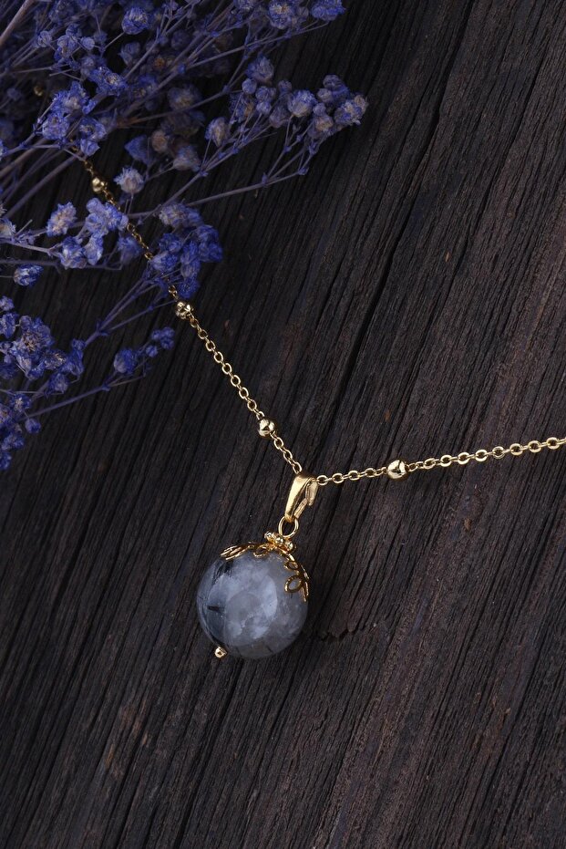 Rutil Quartz Stone Women's Necklace -200137