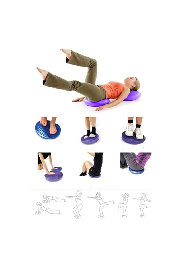 Disk Formlu Denge Topu Mavi Frk-22 - 5