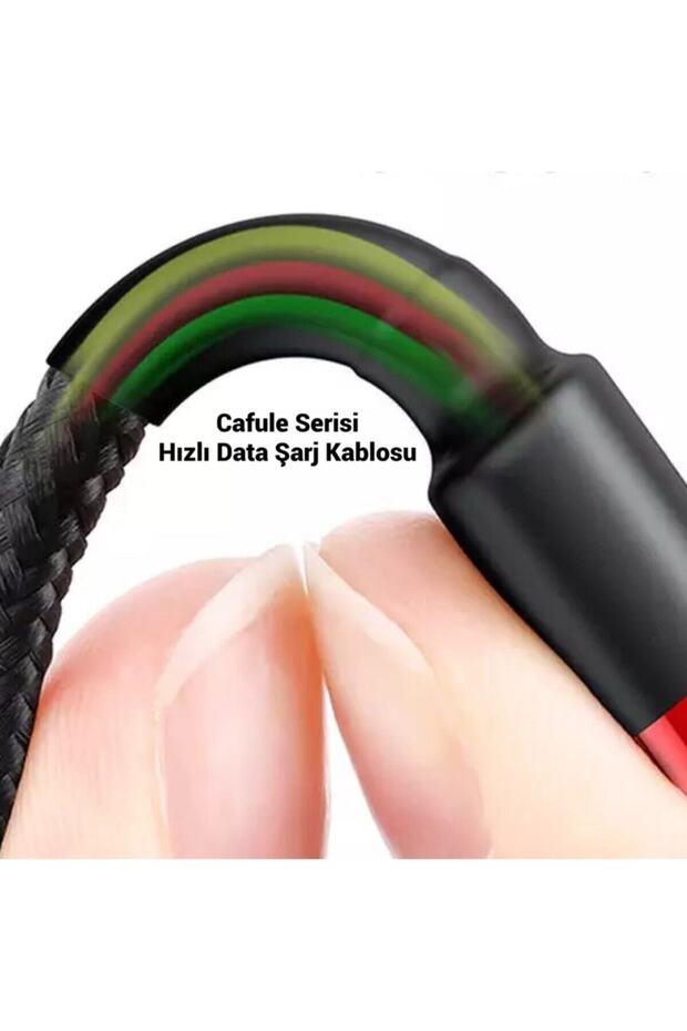 3 In 1 Hızlı Data Şarj Kablosu Mikro/type-c/iphone -iphone-huawei-samsung-hepsi Uyumlu - 5