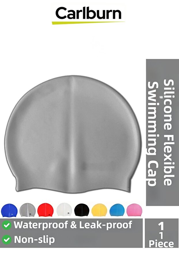 Special Production Non-Slip Waterproof Leak-Proof Silicone Swimmer Elastic Swimming Cap Pool Sea Cap