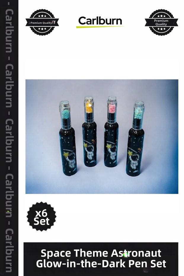 # Pencil Special Production High Quality 6 Colors Bright Space Themed Study Astronaut Highlighter Pen Set