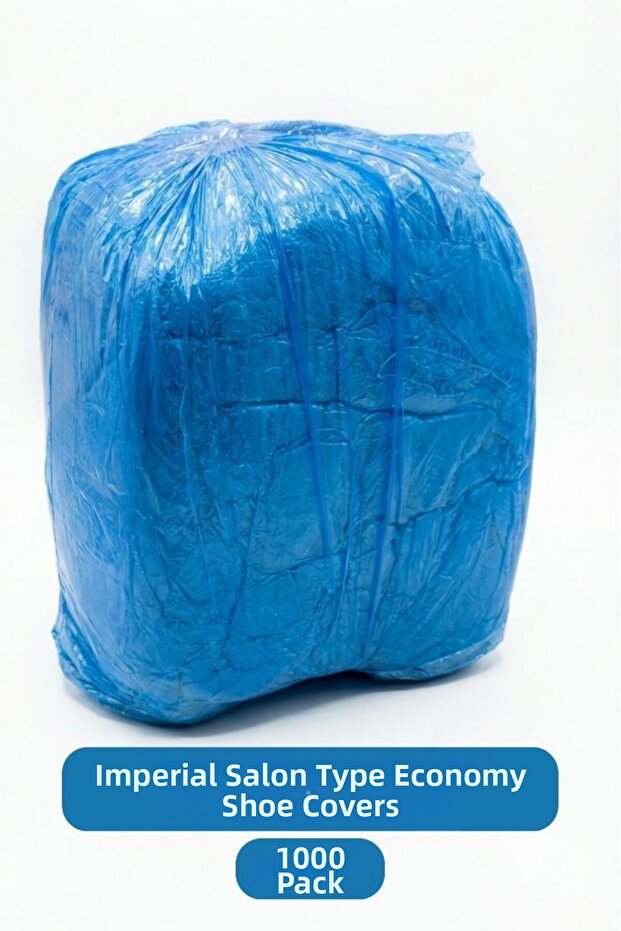 Foot Covers for Businesses Large Pack of 1000 Blue