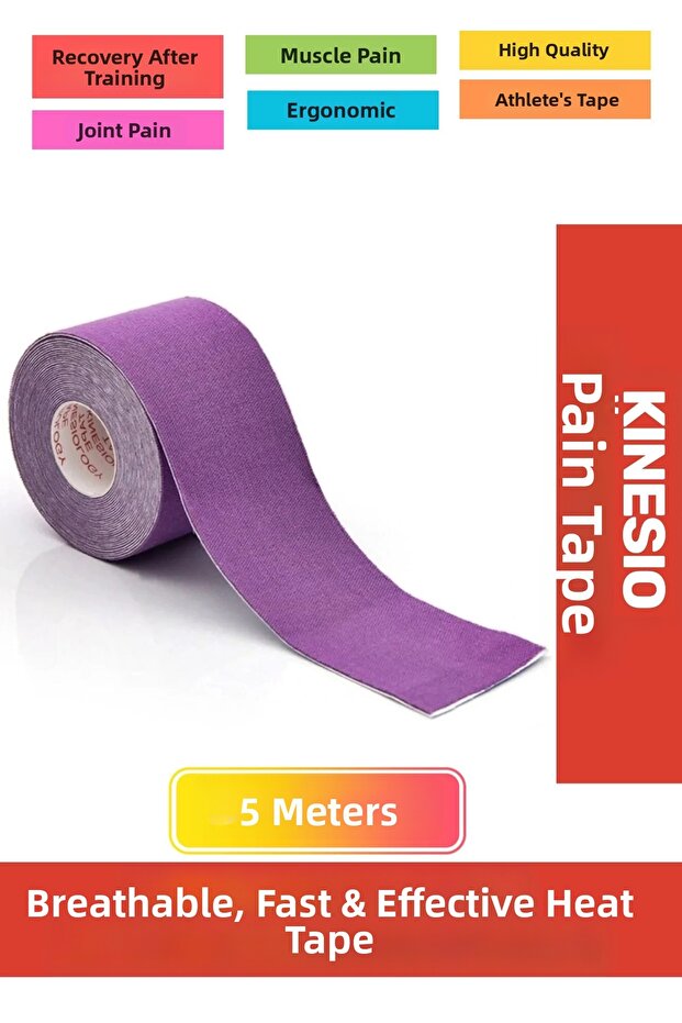 Fast Effective Large Size Muscle Joint Waist Leg Arm Neck Back Shoulder Abdomen Hip Pain Heat Tape 5Cmx5M
