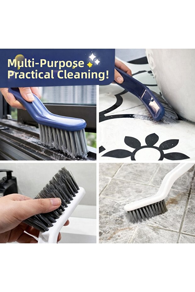 Tile and Joint Cleaning Brush – Model with Drain Opener Tweezers
