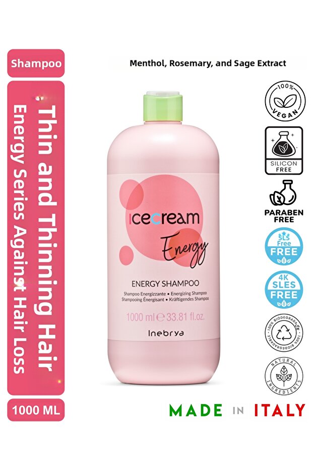 Energy 1000ml - شامبو منشط للشعر الضعيف والرفيع