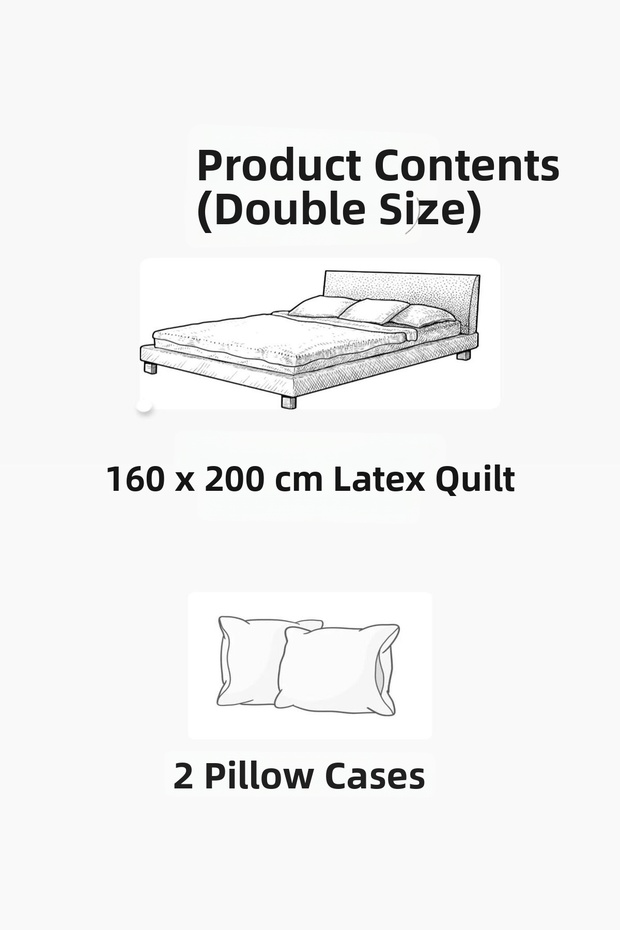 طقم ملاءة سرير مزدوجة مرنة ومبطنة - 2