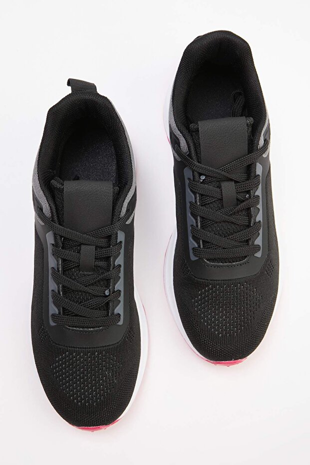 Siyah Aktif Spor Hafif Taban Erkek Sneaker TAKSS26SN00010 - 2