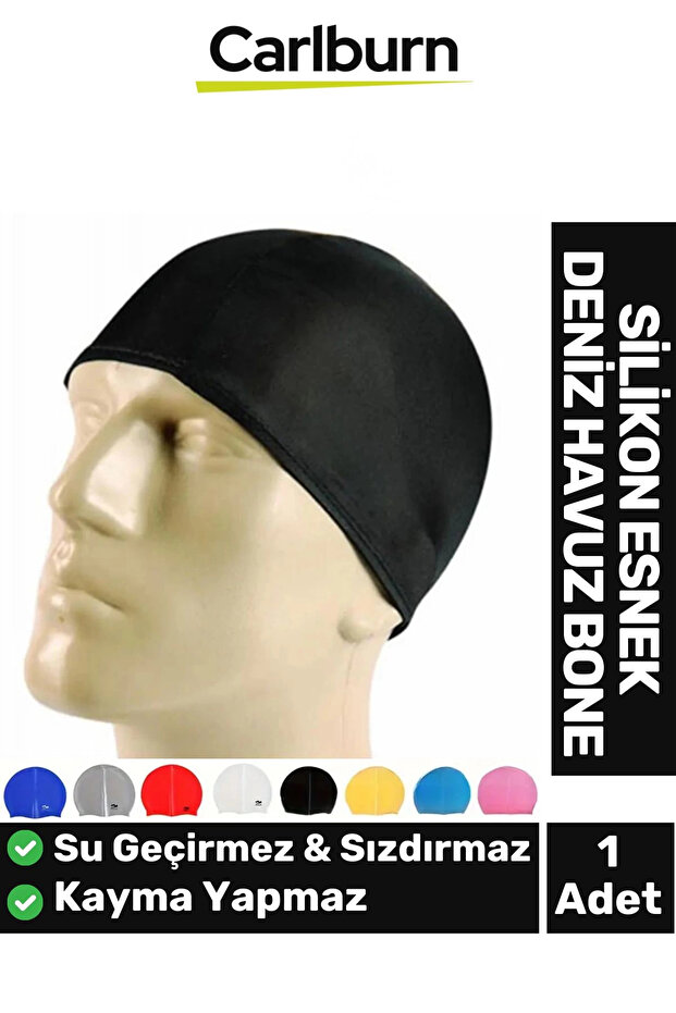 Special Production Non-Slip Waterproof Leak-Proof Silicone Swimmer Elastic Swimming Cap Pool Sea Cap