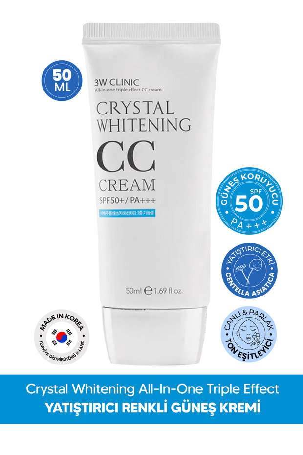 - Natural Beige Tone Equalizing Crystal Whitening Cc Cream 50Gr
