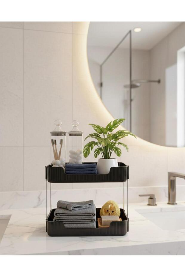 2 KATLI SİYAH ORGANİZER - 3