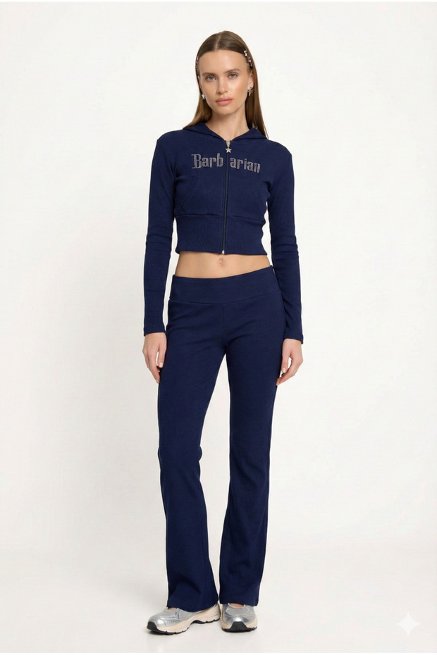 NAVY TRACKPANT - 2
