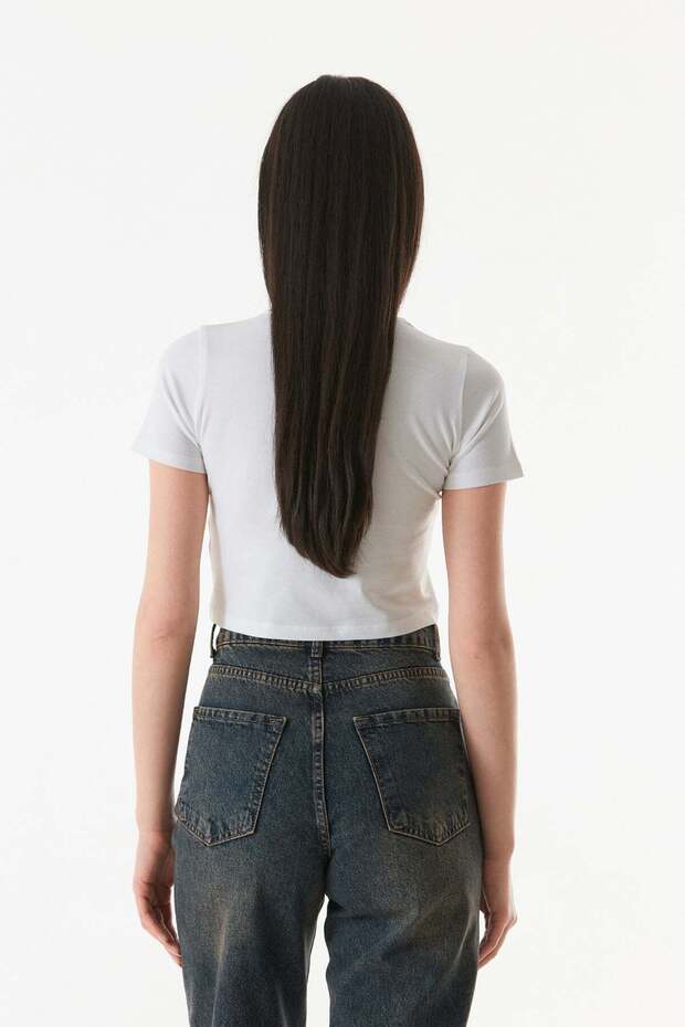 تي شيرت أساسي قصير برقبة دائرية - 5