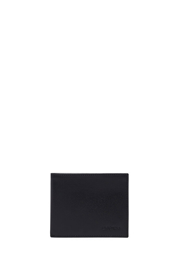Men's Black Leather Wallet 000A2D315418