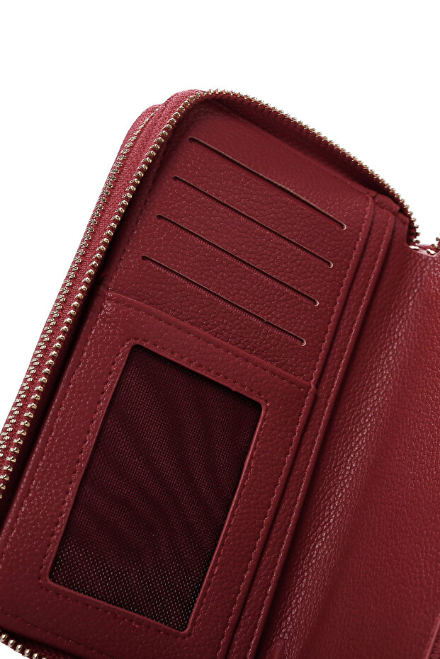 Rote Damenbrieftasche 000A2D5602FT - 8