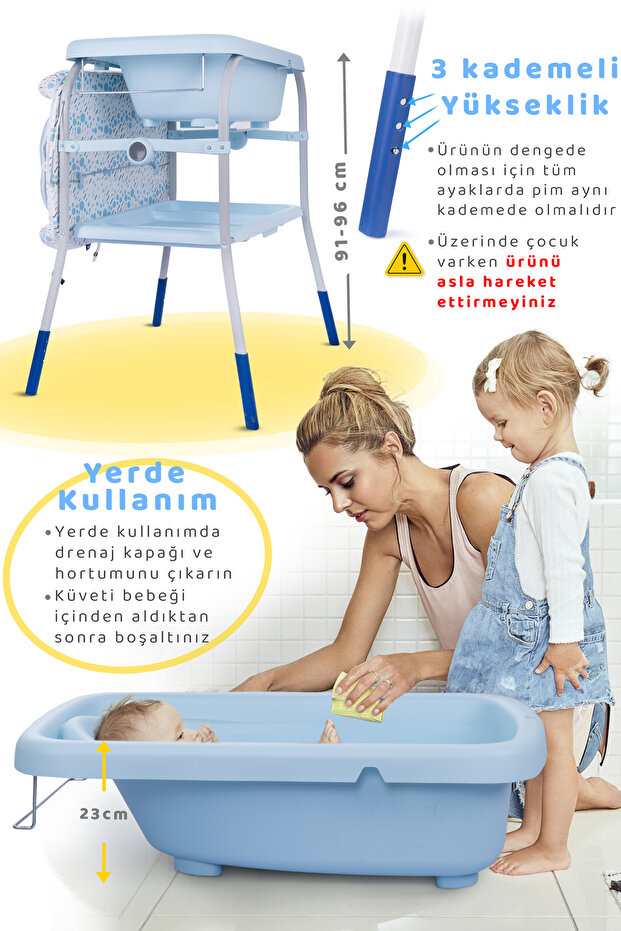 Cuddle & Bubble Ayaklıbanyo Ünitesi Ocean - 6