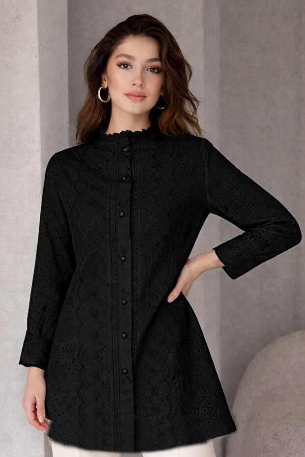 Fisto Gömlek A2001 Siyah - 4