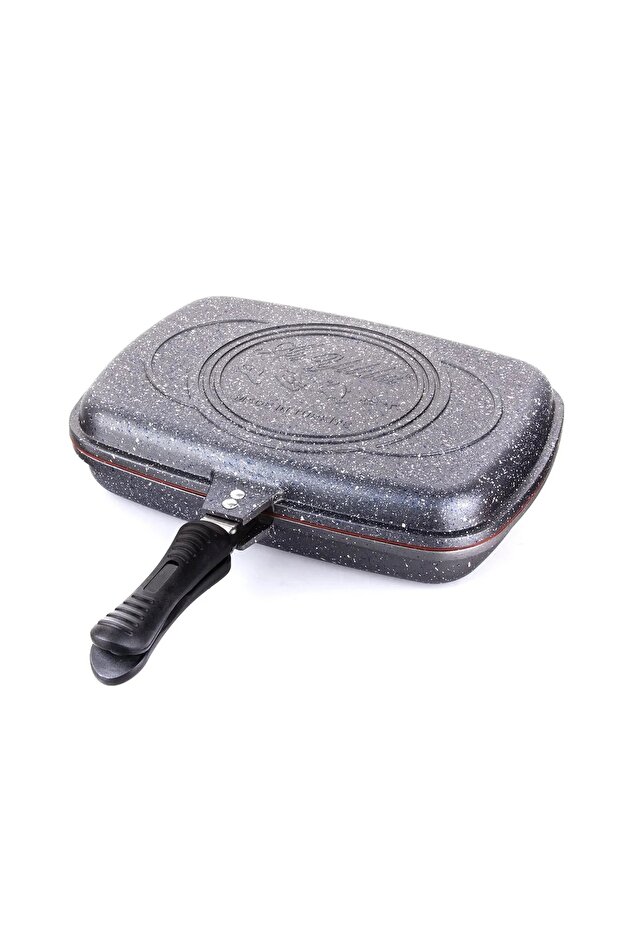 T/T Döküm Granit Martis Double Tava - 36 Cm - 1