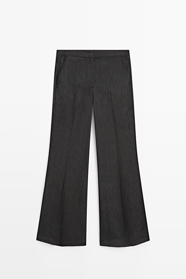 Geniş paça pantolon - 4