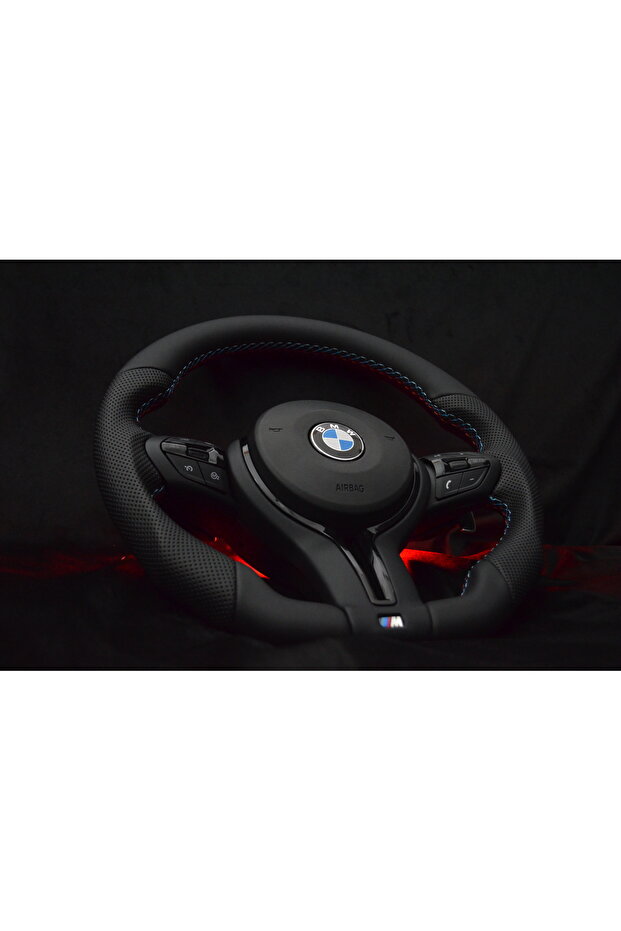 Sport steering wheel compatible with BMW Series E90/E91/E92/E93/E83/E84/E87/E70/E71 - 4