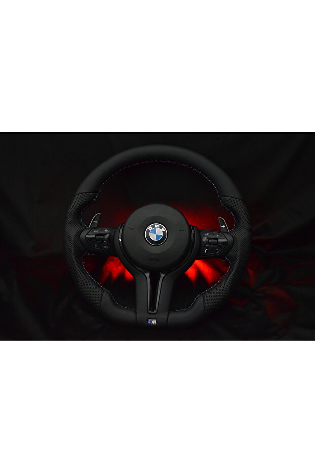 Sport steering wheel compatible with BMW Series E90/E91/E92/E93/E83/E84/E87/E70/E71 - 2