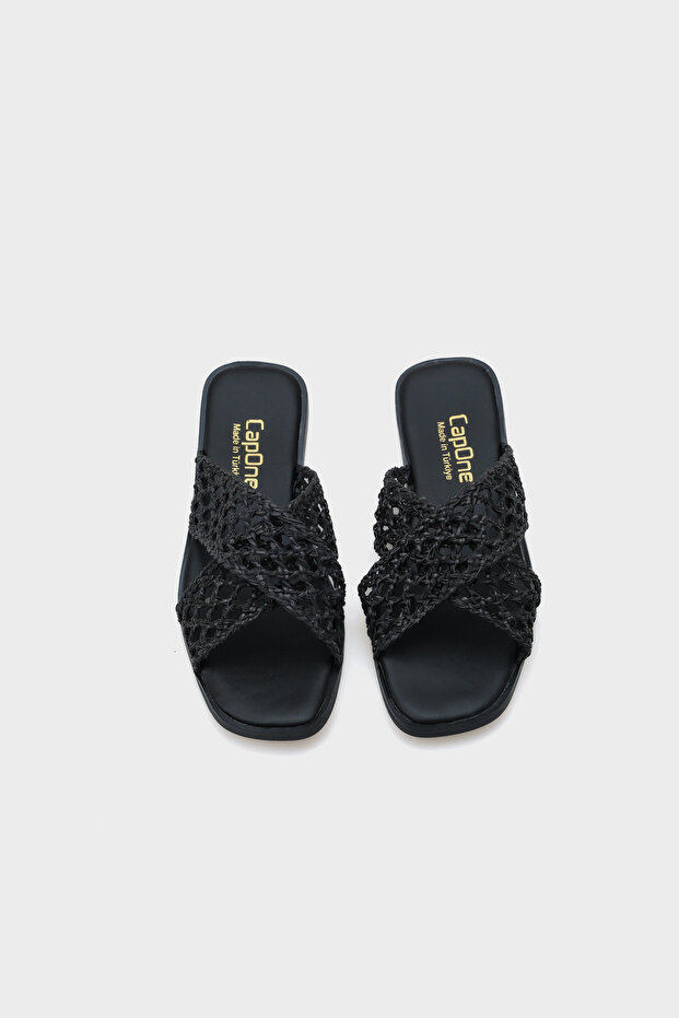 Дамски чехли Loree Straw - 5