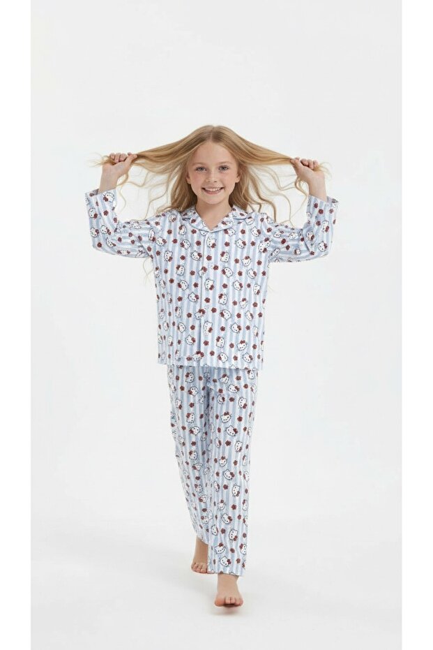 Girl's Seasonal Pajama Set 4,5,6,7,8,9,10,11 Years Old Mother-Daughter Combinable