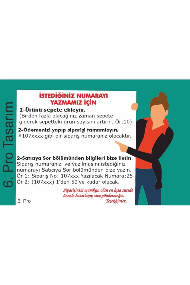 Ahşap Kapı Numaralığı - 3