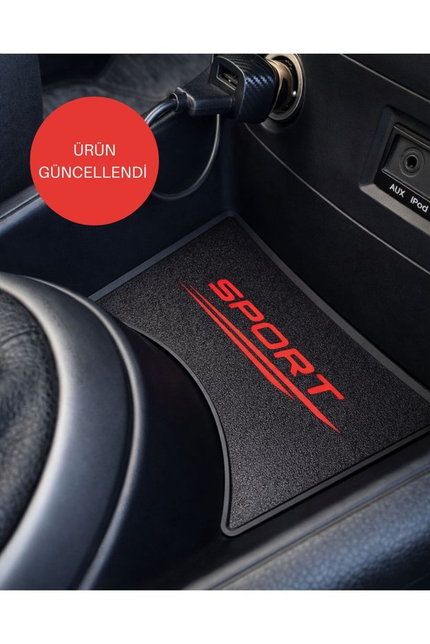 Hyundai I20 (Manual) 2008 - 2011 / 2011–2014 Compatible Cup Holder and Console Base Pad Set (Black)