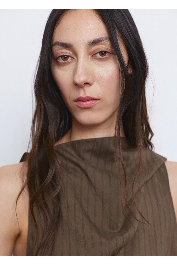 Striped scarf top - 6