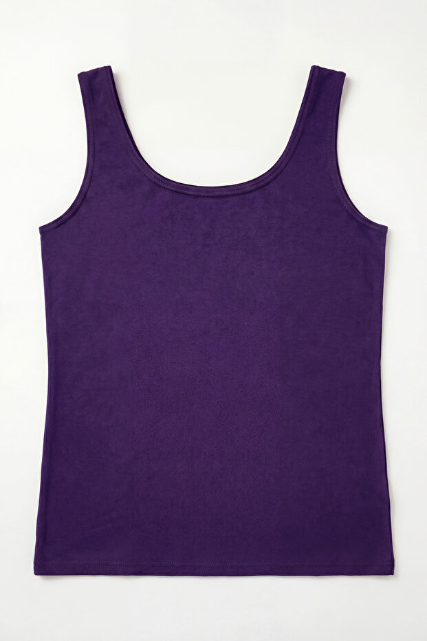 Kadın Kalın Askılı Basic Atlet Body Bluz - 6