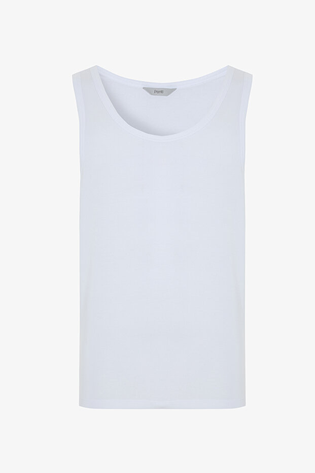 Model optic alb pentru bărbați - 1