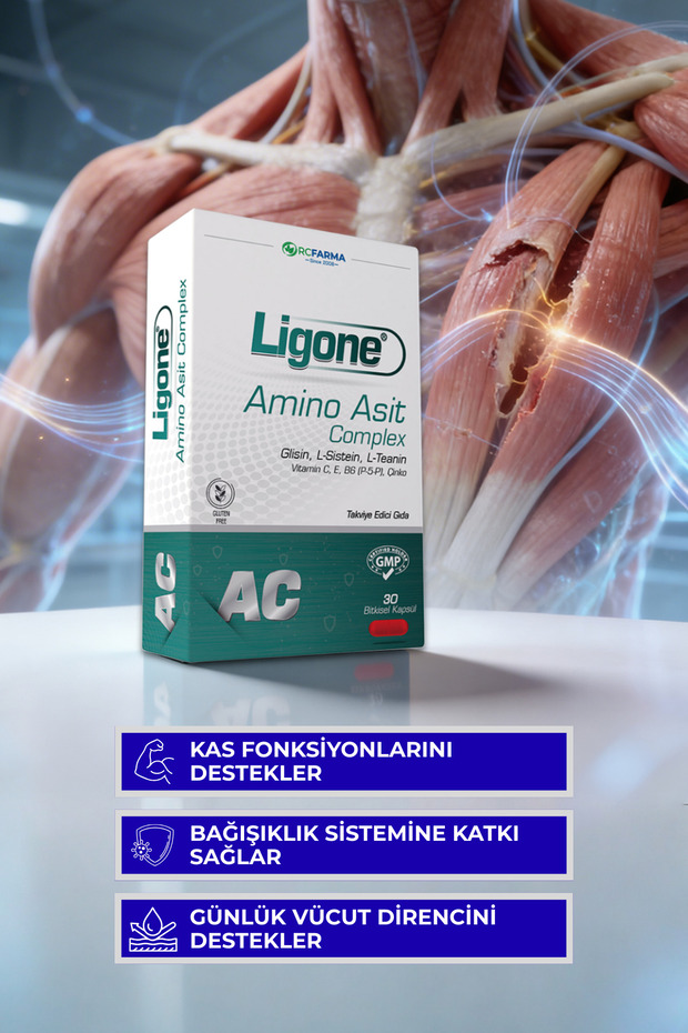 Amino Asit Complex Bitkisel Kapsül 30 Kapsül Aromasız - 4