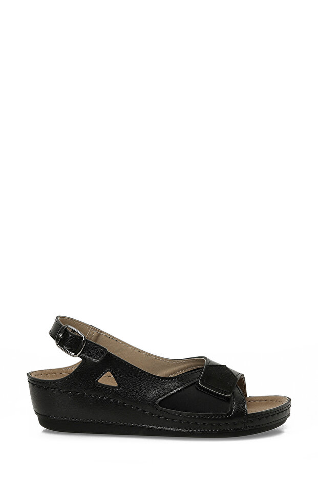 167249.Z6Fx Black Women's Flat Sandals