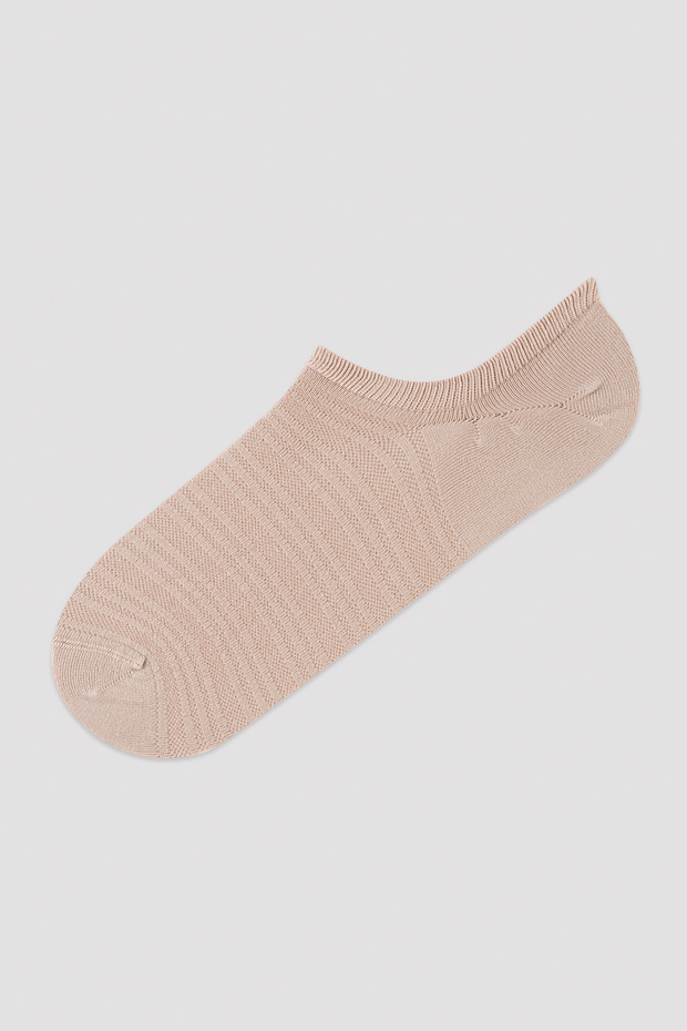 3 Çift Microfiber Spor Sneaker Çorap - 4