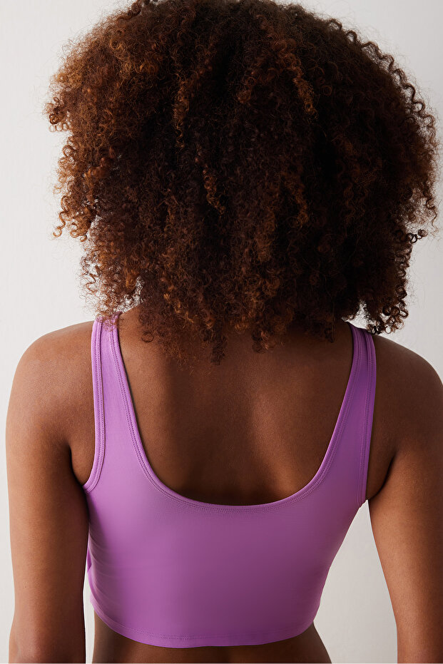 Removable Padded Pembe Kısa Atlet - 5