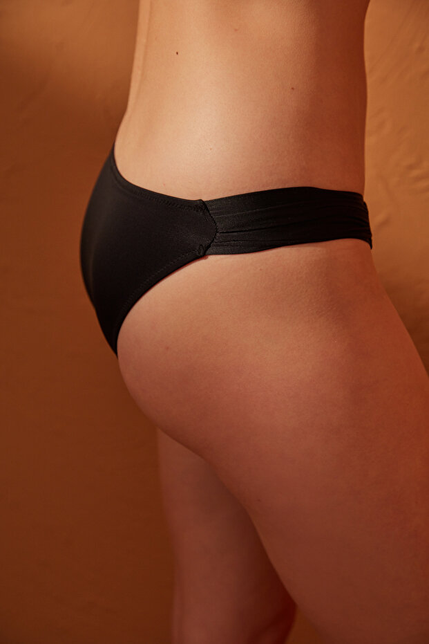 Basic Hipkini Black Bikini Bottom - 3