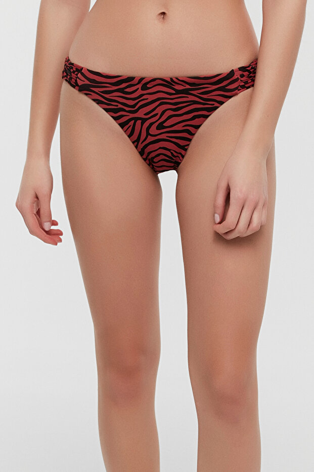 Multicolored Savage Macrame Bikini Bottom - 2