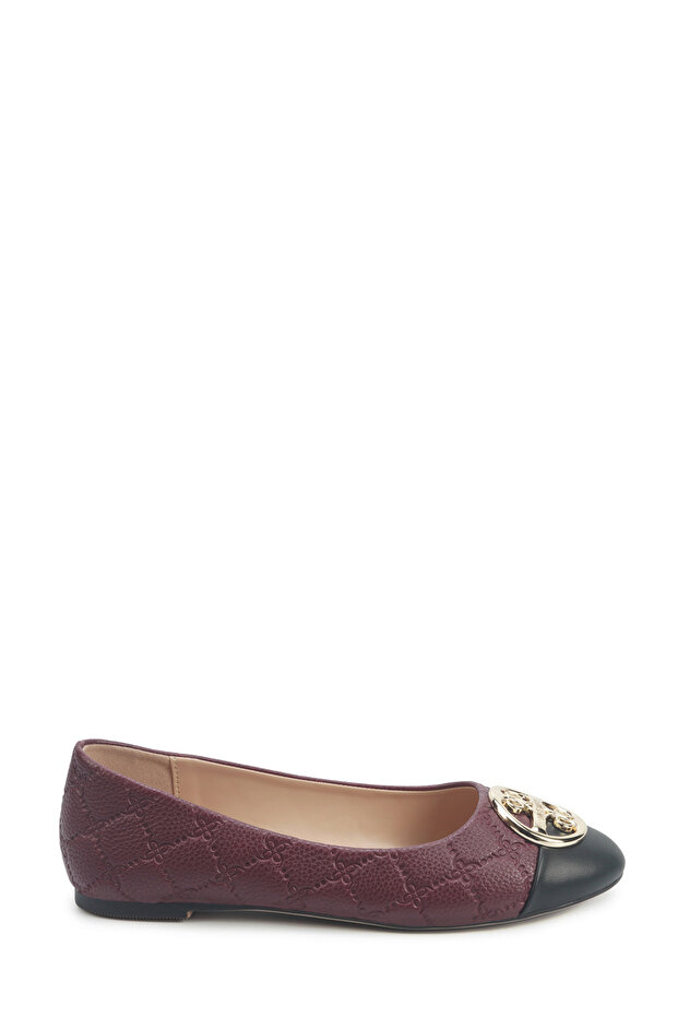 Nilda2 5Pr Claret Red Women's Ballerinas