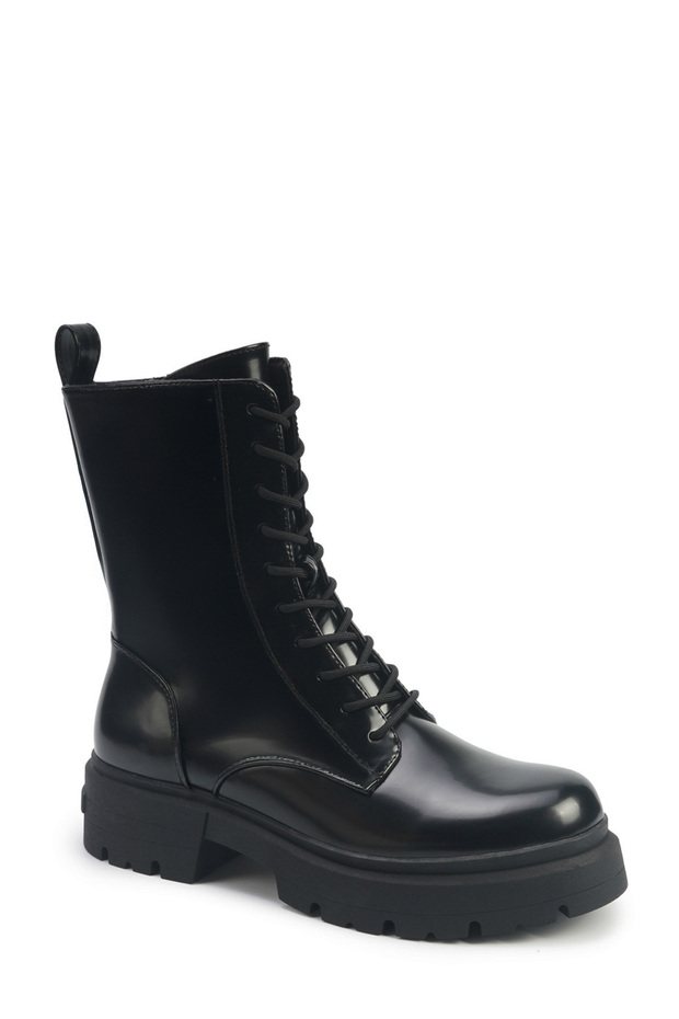 FRANCOIS 5PR Siyah Kadın Biker Bot - 2