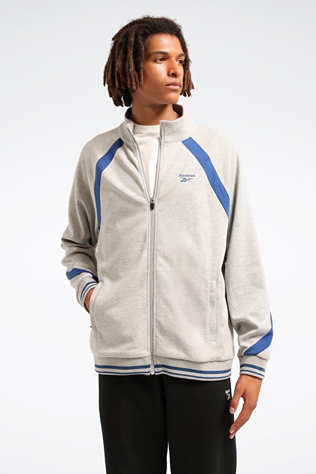 Camble Fz Gray Men's Tracksuit Top
