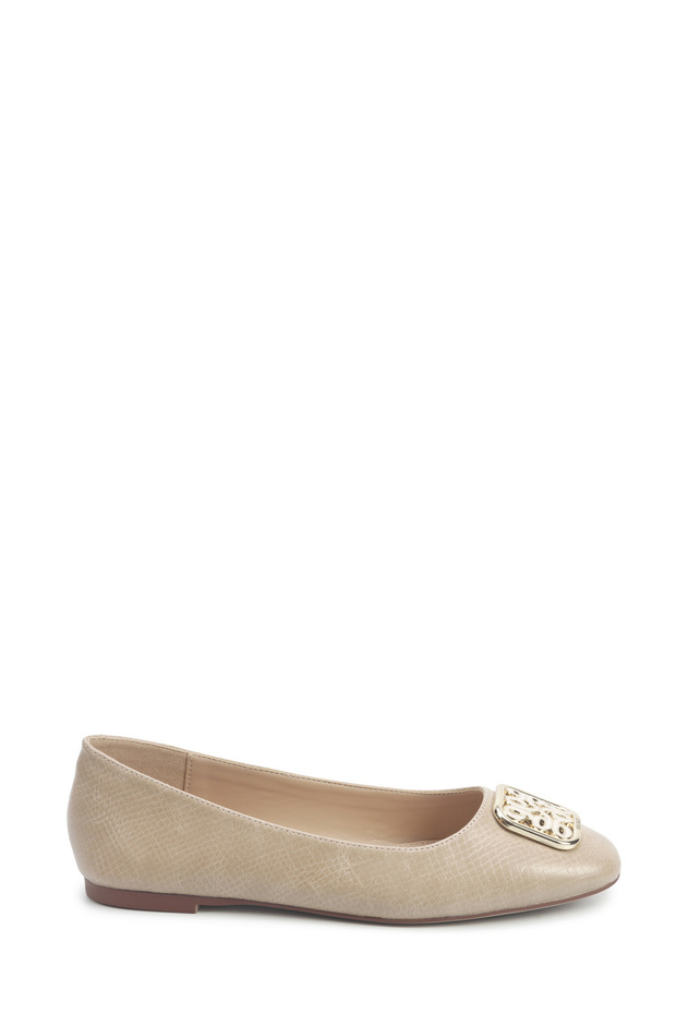 Viar2 5Pr Beige Women's Ballerinas