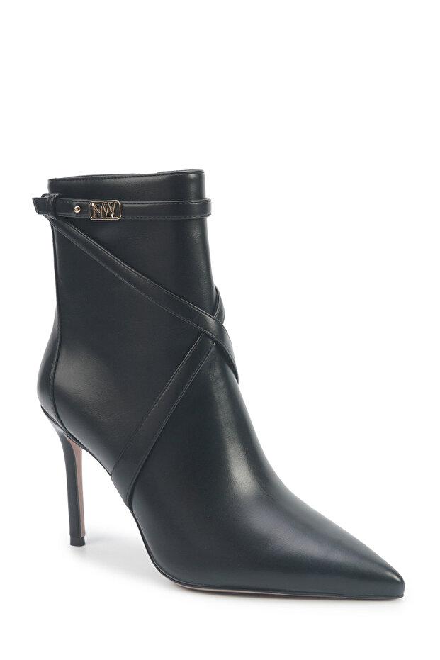 JUSTEL 5PR Siyah Kadın Topuklu Bot - 2