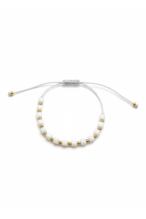 Premium White Adjustable Bracelet - 1